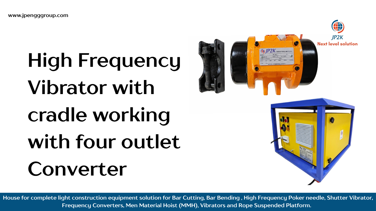 High Frequency Shutter Vibrator (Cradle Type) Working with Four Outlet Converter Detailed Explanation.